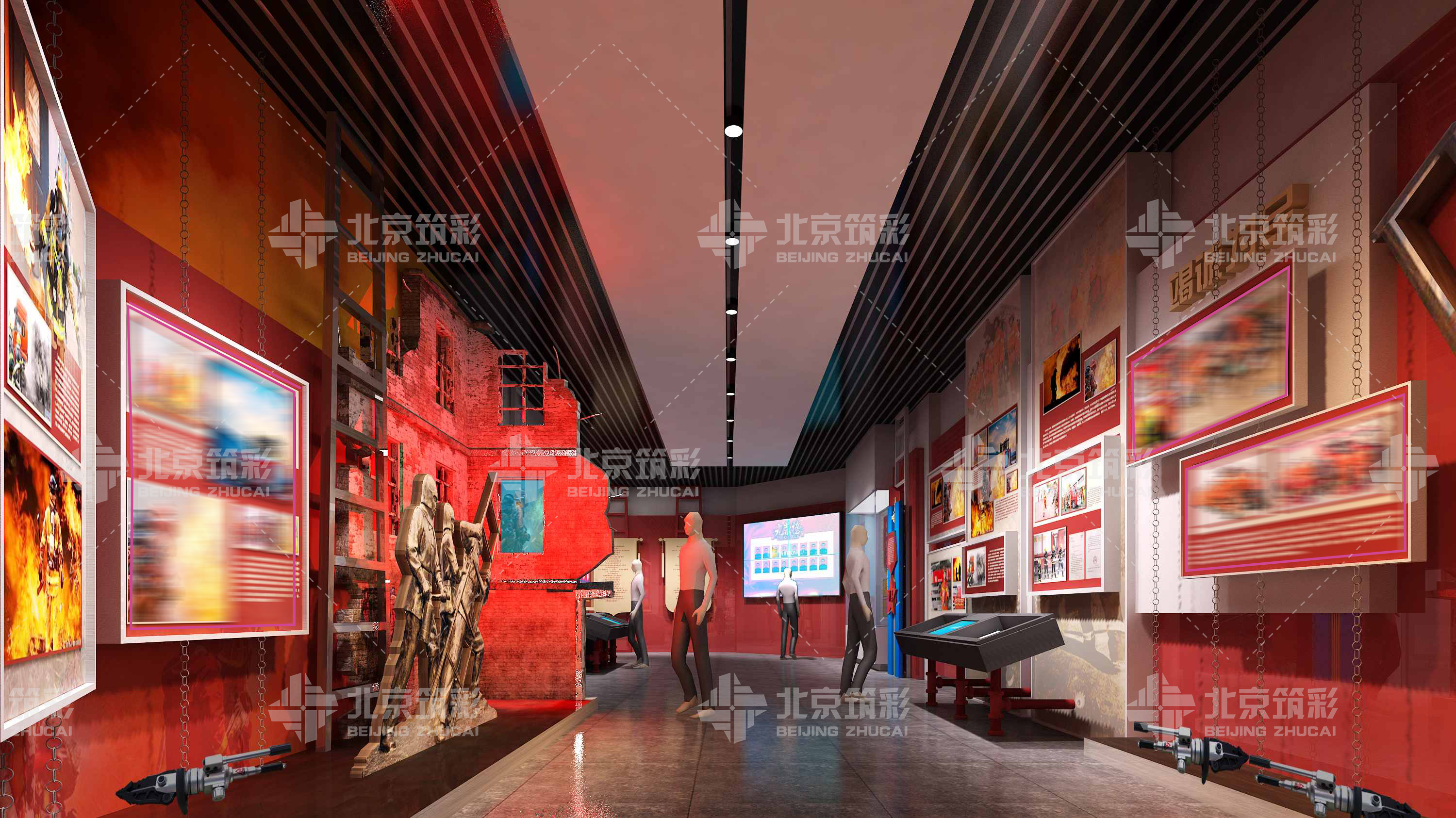 消防(大队)支队队史馆设计承载荣耀与传承