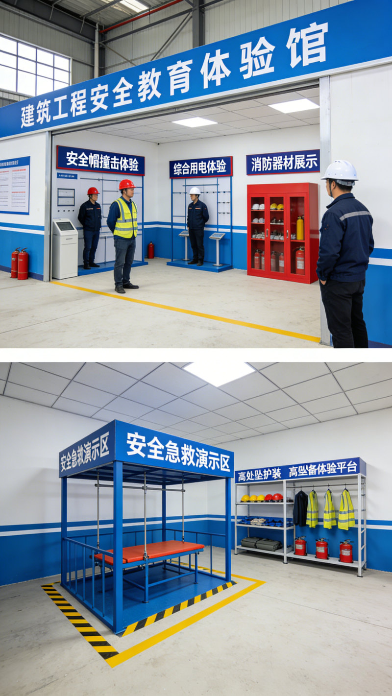 建筑工地安全教育体验馆设计让施工安全从认知扎根到行为落地​