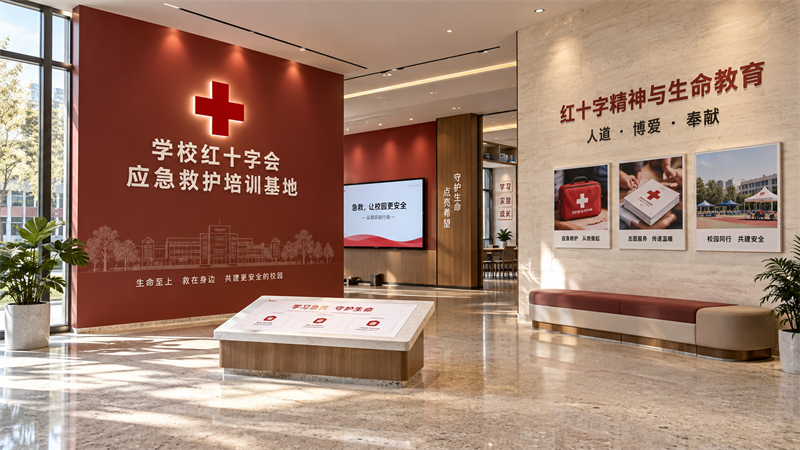 红十字会应急救护培训基地把急救课堂建进校园