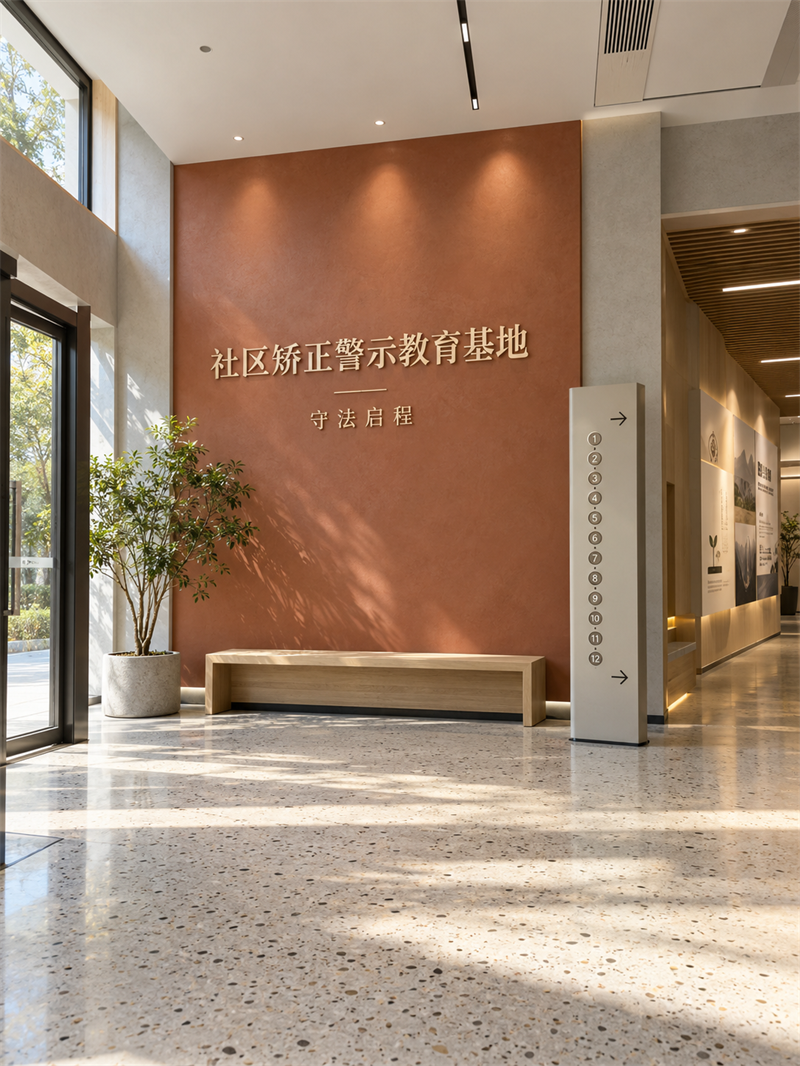 社区矫正警示教育基地建设设计，看北京筑彩的整合能力